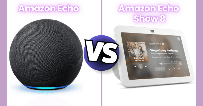 Amazon Echo vs. Amazon Echo Show 8